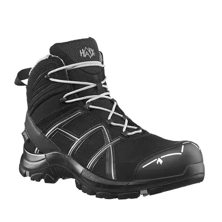 Haix Black Eagle Safety 40.1 musta-hopea turvajalkine - HAIX Turvakengät - 4044465252037 - 1