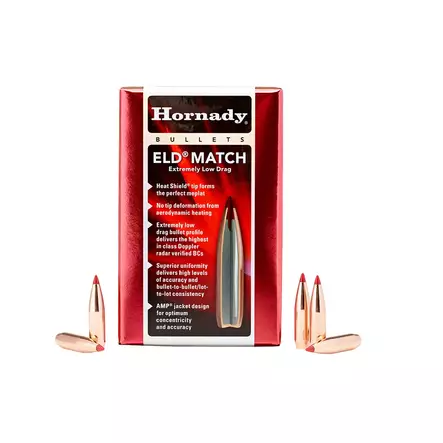 Hornady 22 ELD Match52g 3,4g 100kpl Luoti - Luodit ja haulit - 090255224917 - 2