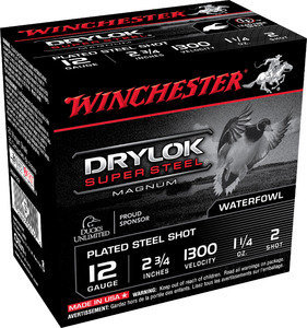 Winchester Super X Drylok 12/76 35g 25kpl, teräshauli - Haulikon kaliiperi 12/76 - 020892007727 - 2