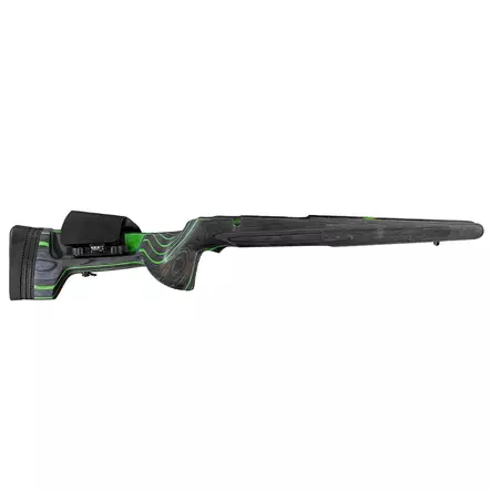 KKC Hunting tukki Tikka T3/T3X oikeakätinen musta/vihreä - Aseen tukit - 7073257011887 - 1