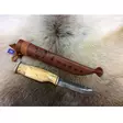 Wood Jewel Visapuukko sarvihatulla, terä 9,5 cm - Puukot ja veitset - 3950001293017 - 1