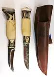Wood Jewel tuplapuukko Jämtlannin pystykorva - Puukot ja veitset - 6430063515427 - 1