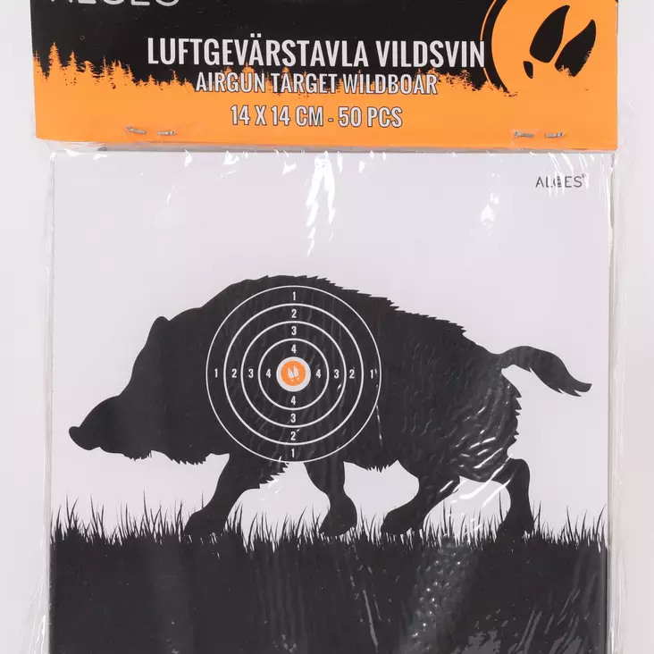Alces Ilmakivääritaulu 10 14 x 14 cm 50 kpl Villisika - Ilma-asetarvikkeet - 7340143709747 - 1