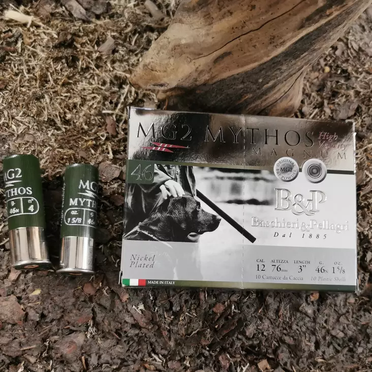 B&P MG2 Mythos Magnum 46HV 12/76 Haulikon Patruuna 10kpl - Haulikon kaliiperi 12/76 - 3950001276447 - 1