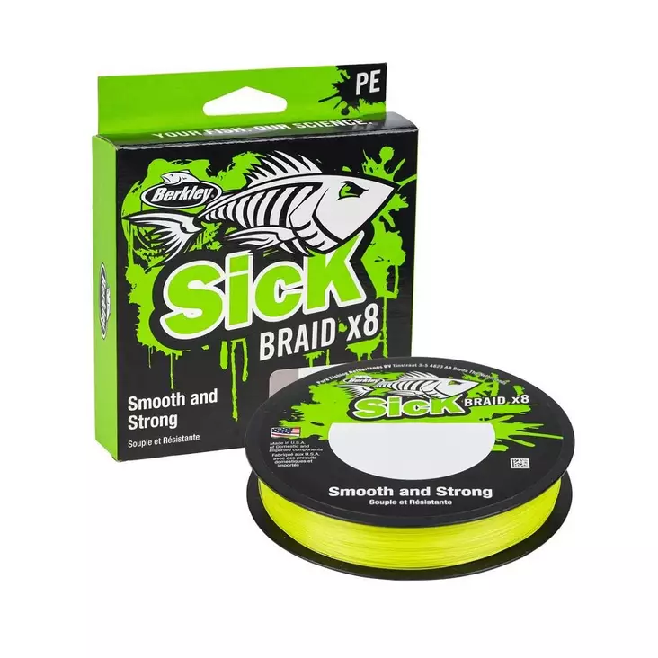 Berkley Sick 8 Braid -kuitusiima - Kuitusiimat - 028632982297 - 1
