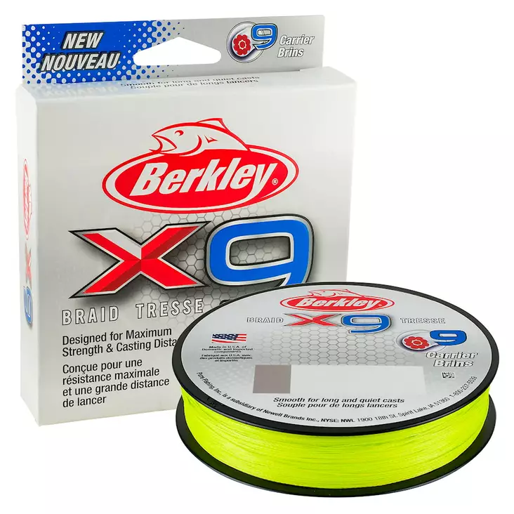 Berkley X9 Flame Green -kuitusiima - Kuitusiimat - 028632297407 - 1