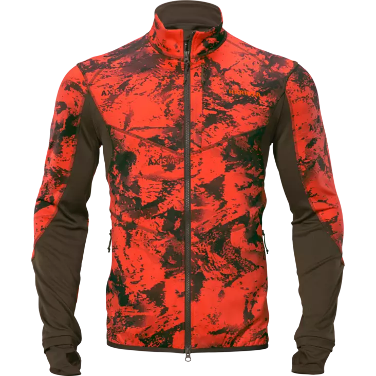 Härkila Wildboar Pro Camo Fleece Takki - Oranssit takit ja liivit - 3950001277437 - 1