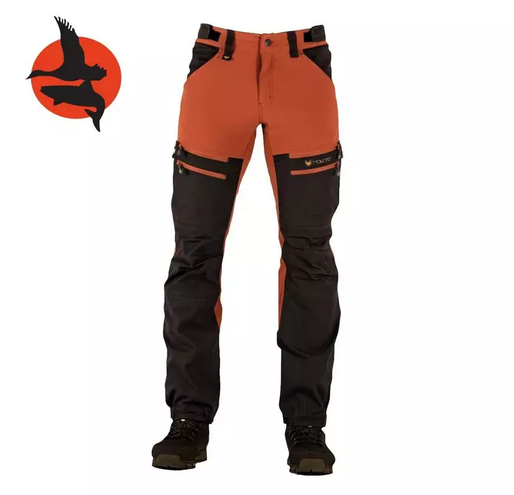 Haunter Vännäs Housut, Orange / Grå - Vihreät / Ruskeat housut - 3950001257637 - 2