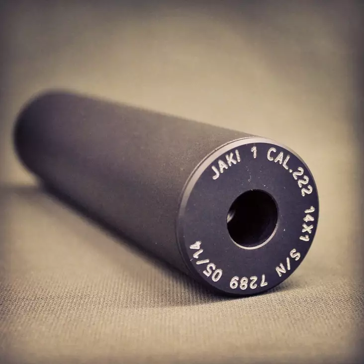 Jaki 1 .22-223 Äänenvaimennin Mattamusta - Äänenvaimentajat - 3950000130887 - 1