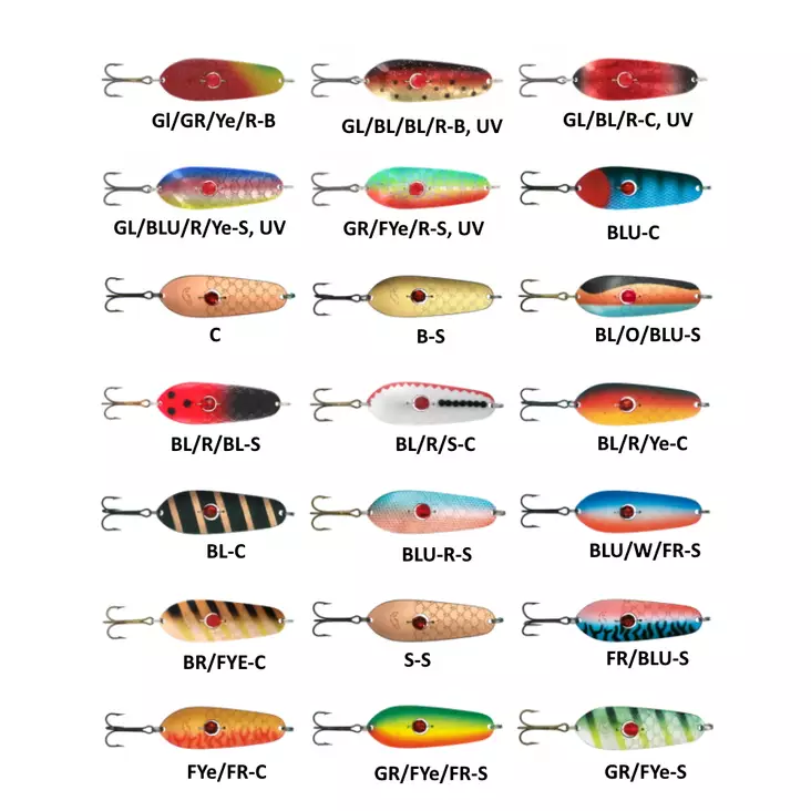 Kuusamo Räsänen Helmi 70mm 20g, lusikkauistin - Uistimet - 6417635002097 - 1
