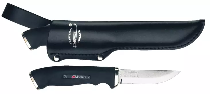 Marttiini Silver Carbinox Iso Nahkatupilla - Puukot ja veitset - 6416885129127 - 2