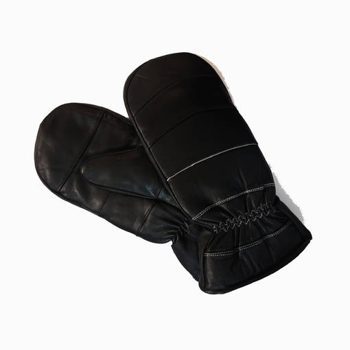 Nahkarukkanen teddyvuorella - Hanskat - 6430077380257 - 1