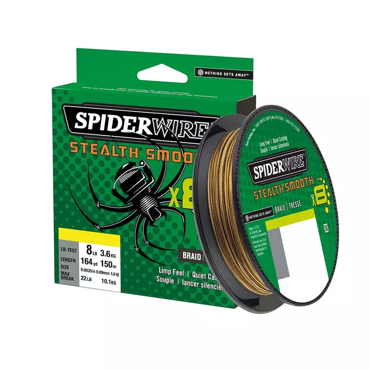 SpiderWire Stealth Smooth 8 Camouflage -kuitusiima - Kuitusiimat - 3950001283117 - 1