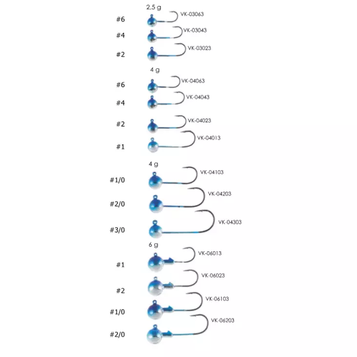 Veka Jigipää Kameleontti 3kpl - Jigit - 3950001271527 - 1
