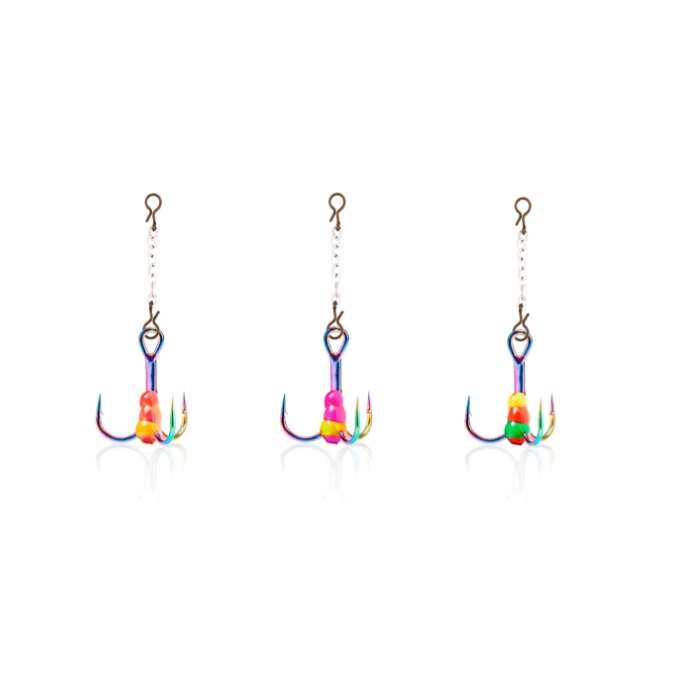 Veka Viikari 3-haarainen liuku ketjuvärikoukku - Koukut - 3950001292737 - 1