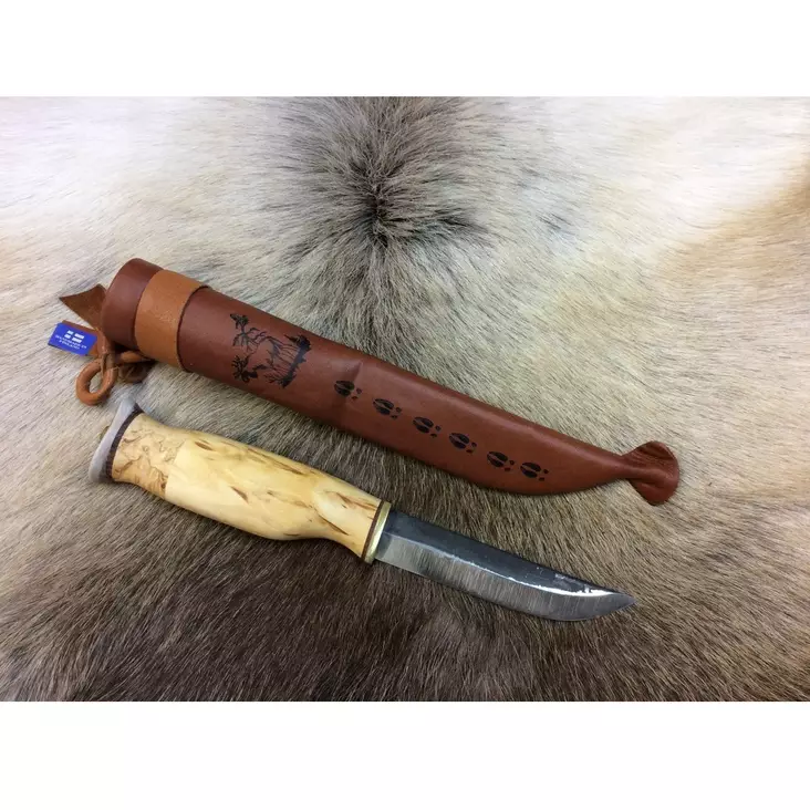 Wood Jewel Visapuukko sarvihatulla, terä 9,5 cm - Puukot ja veitset - 3950001293017 - 1