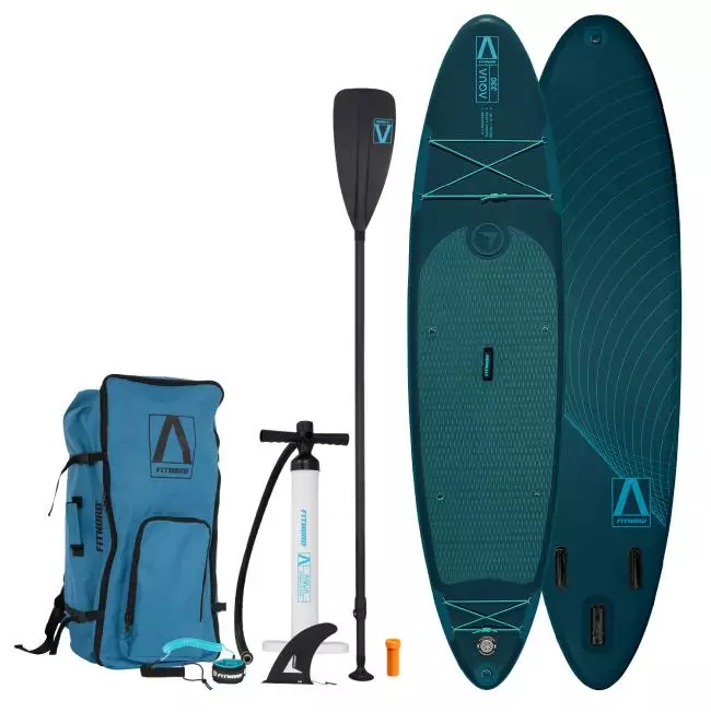 FitNord Aqua 330 SUP-lautasetti, petroli (kantavuus 150 kg) 2025 - SUP-laudat - KK1002867 - 1