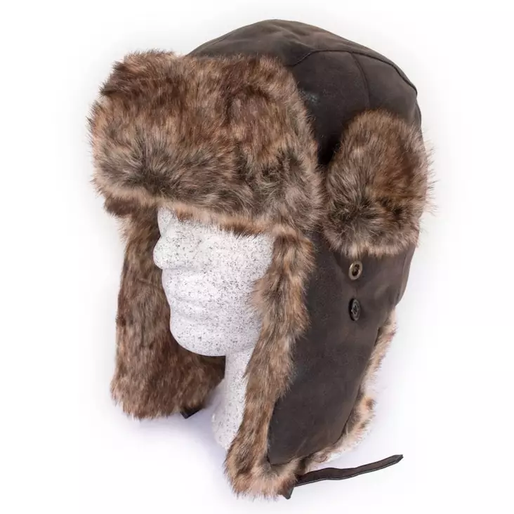 Woodline Pilottihattu Kibo Ruskea - Hatut - 7333080047027 - 1