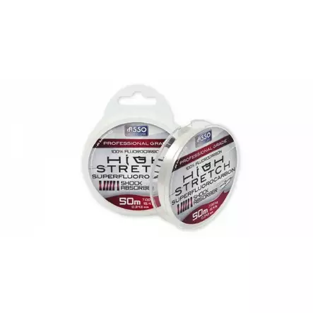 Asso Fluorocarbon High Stretch 50m - Fluorocarbonsiimat - 8050043363268 - 1