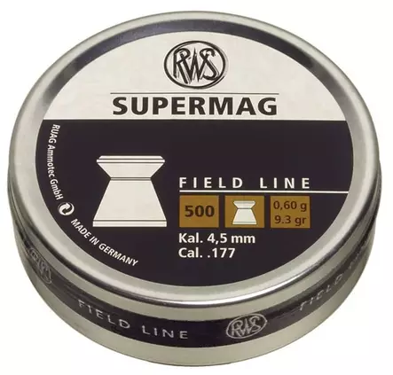 RWS Supermag 4,5mm 0,60g 5000kpl - Ammukset - 40-40-4000294136758 - 1