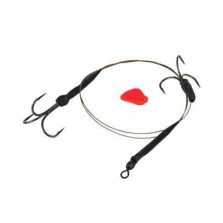 Fox Rage Predator Twin treble 50cm size 6 18kg/40lbs 7x7 strand - Koukut - 5055350270578 - 1
