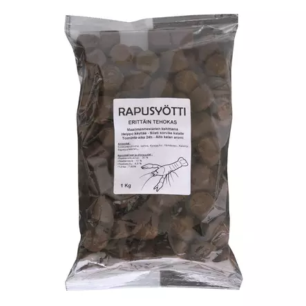 Sensas Crayfish Pellets, Rapusyötti, 25mm. Paino: 1kg - Syötit - 3297830616908 - 1