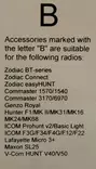 Zodiac Vesitiivis Headset B-liitin - Radiopuhelintarvikkeet - 7036094235908 - 2