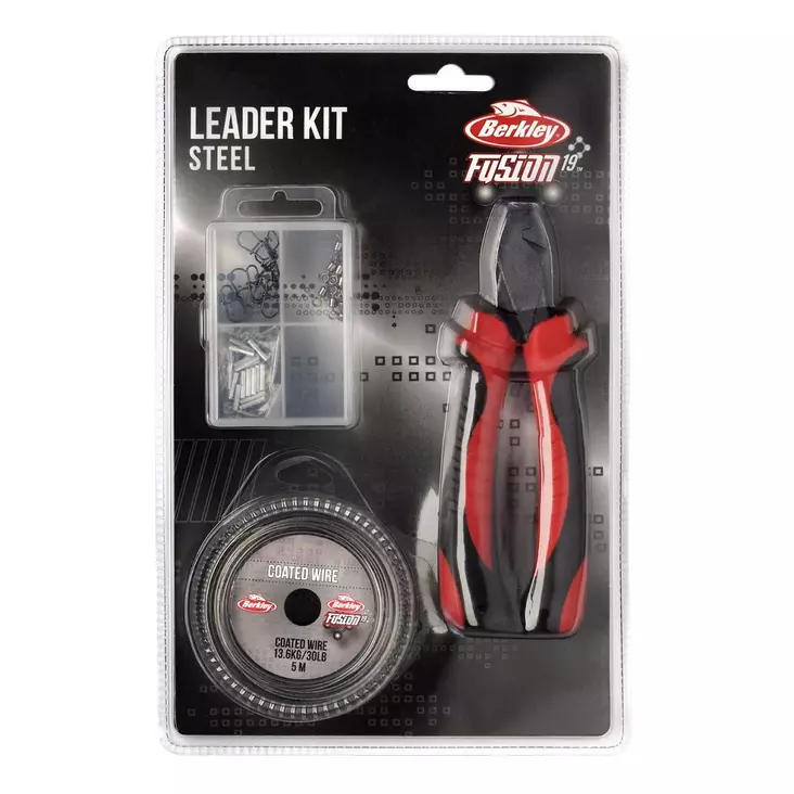 Berkley Fusion19 Leader Kit Steel -perukkeen valmistuspaketti - Perukkeet ja viehelukot - 028632970218 - 1