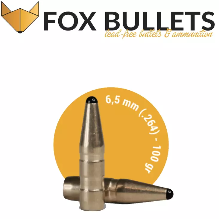 Fox Bullets Classic Hunter 6,5mm 6,5g/100gr lyijytönmetsästysluoti 50kpl - Luodit ja haulit - 3830067340118 - 1