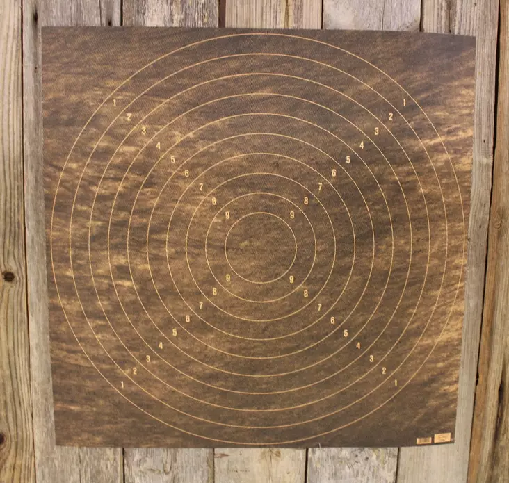 Hirvenhiihtotaulu 48, 66x66 cm keskiö kartonkia - Ampumatuet ja taulut - 3950001241278 - 1