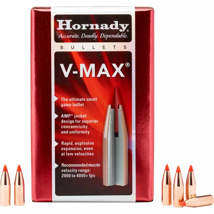 Hornady 6mm V-Max 4,20g/65gr 100kpl - Luodit ja haulit - 090255275018 - 1