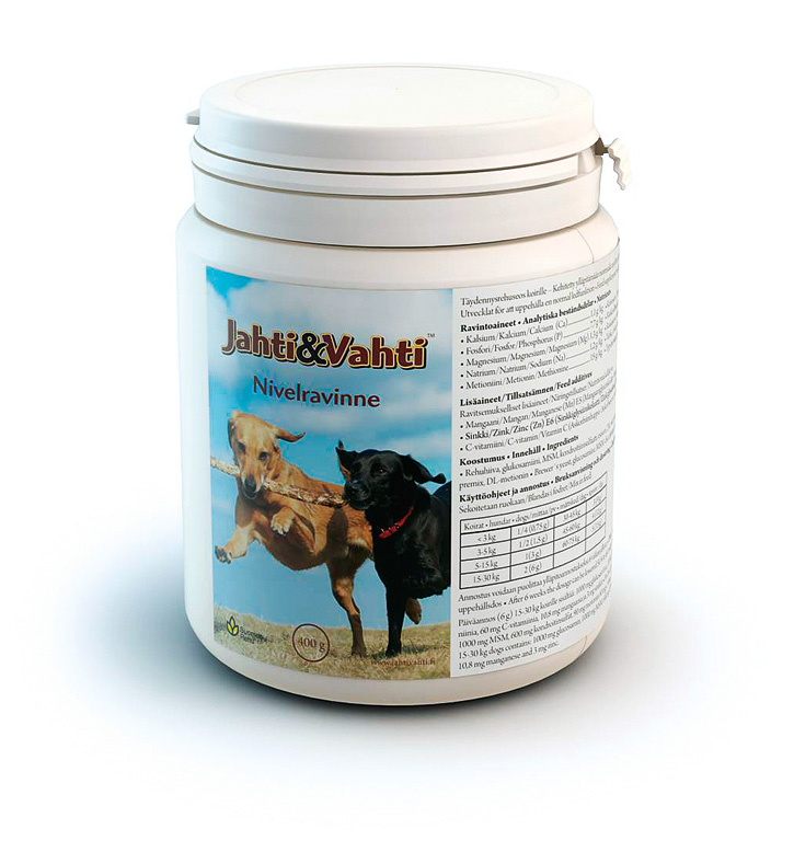 Jahti & Vahti nivelravinne 400 g - Koiran kuivaruoka - 6417679824068 - 1