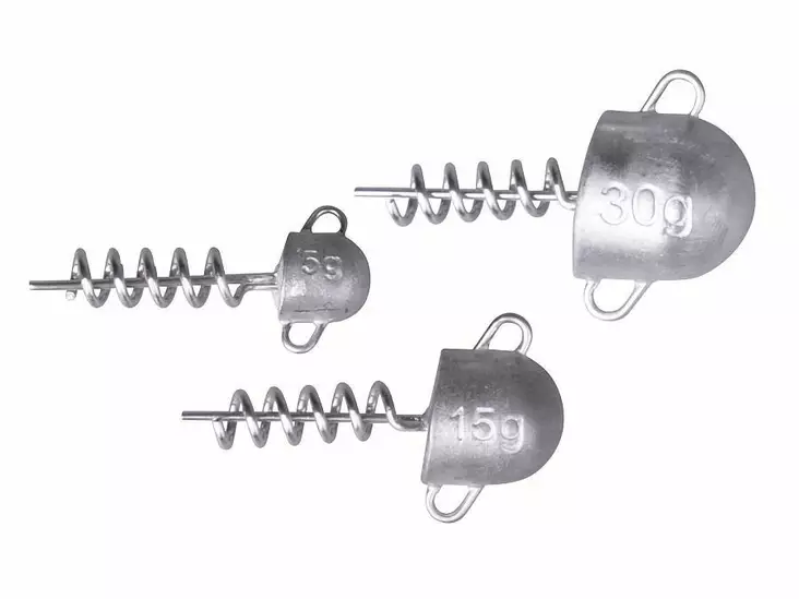 Savage Gear Cork Screw Heads, 3 kpl - Kalastajan työkalut ja tarvikkeet - 5706301503558 - 1