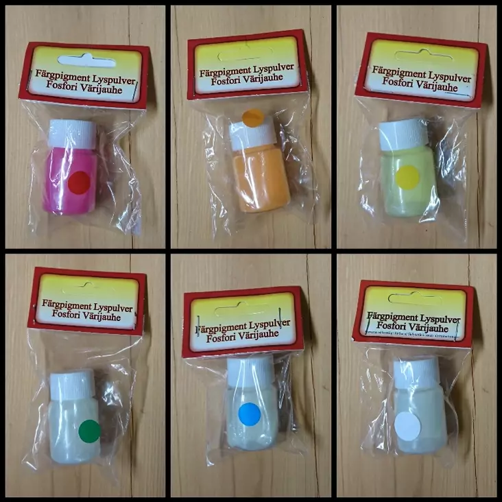 Wiggler Fosfori Värijauhe - Kalastajan työkalut ja tarvikkeet - 3950001247478 - 1