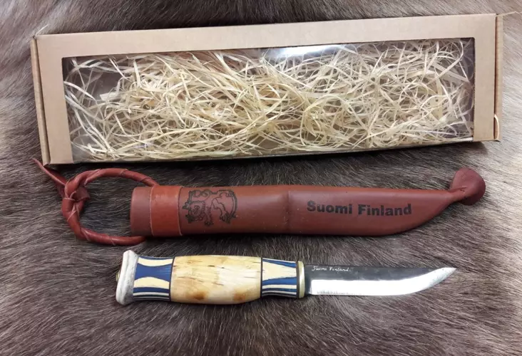 Wood Jewel Leijonapuukko 9cm - Puukot ja veitset - 6430063514888 - 1