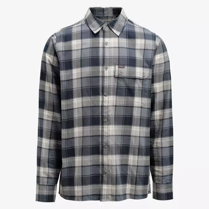Järpen Plaid Flannel Shirt Dark Blue Sky -kauluspaita - Paidat ja neuleet - 7045953019498 - 1