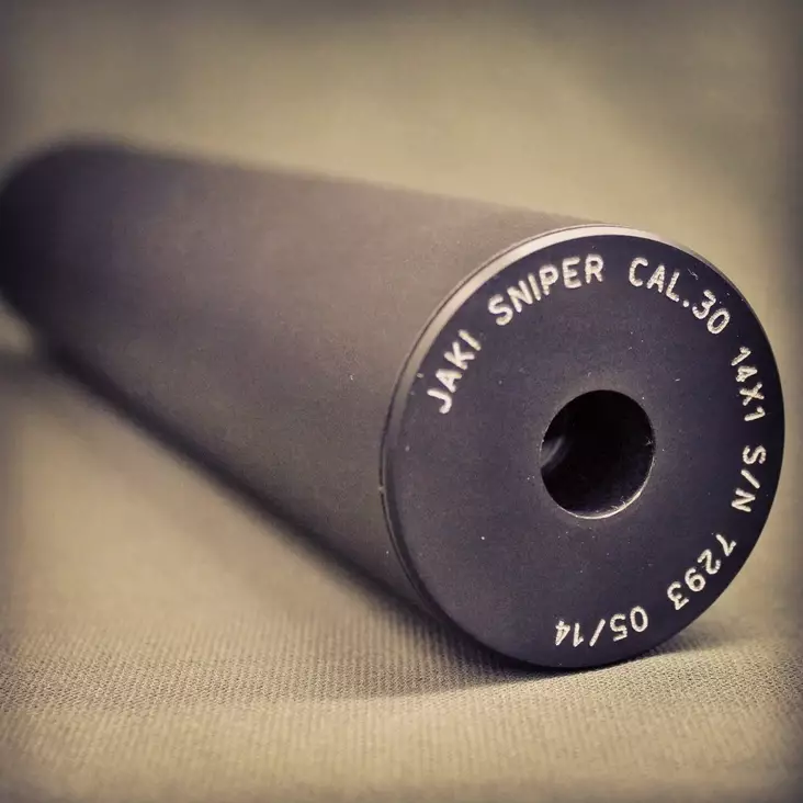 Äänenvaimennin Jaki Sniper Mattamusta - Äänenvaimentajat - 3950000128358 - 1