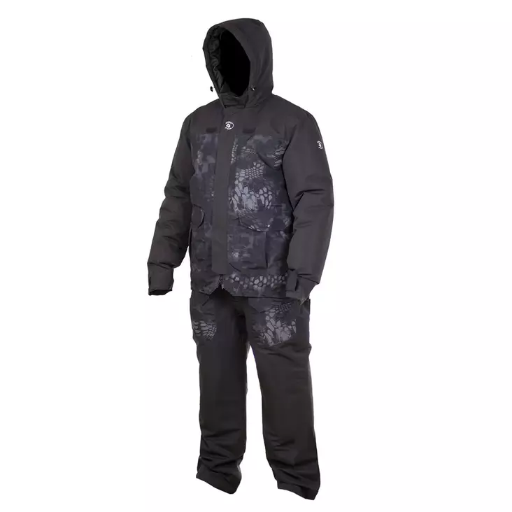 SnowFox ICE-LITE 2-osainen lämpöasu Camo/musta - Pilkkihaalarit ja lämpöhaalarit - 6420071113258 - 1