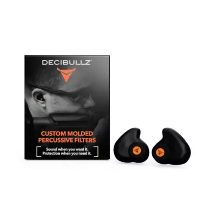 Decibullz yksilöllisesti muokattavat kuulosuojaimet Percussive suodattimilla - Kuulosuojaimet - 854843005599 - 1