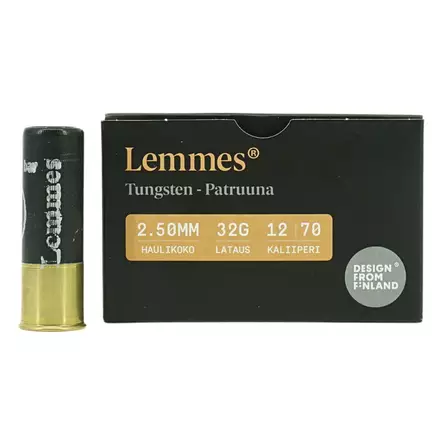 Lemmes Tungsten 12/70 32g 2,50mm 5kpl - Haulikon kaliiperi 12/70 - 6430068626319 - 1