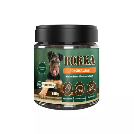 Rokka Possusalami 150g - Koiran puruluut ja herkut - 6438411023969 - 1