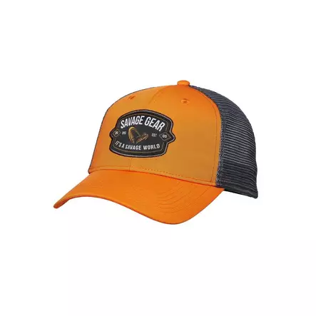 Savage Gear Badge Trucker Cap Orange -lippis - Hatut - 5706301035189 - 1