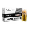 GGG .308 Win 168gr 10,89g HPBT tarkkuuspatruuna - Kiväärin kaliiperi .308 - 4779032300339 - 2