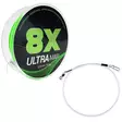 Ultramax 8X vihreä kuitusiima + Fluorocarbon-peruke - Kuitusiimat - 6420071116129 - 2