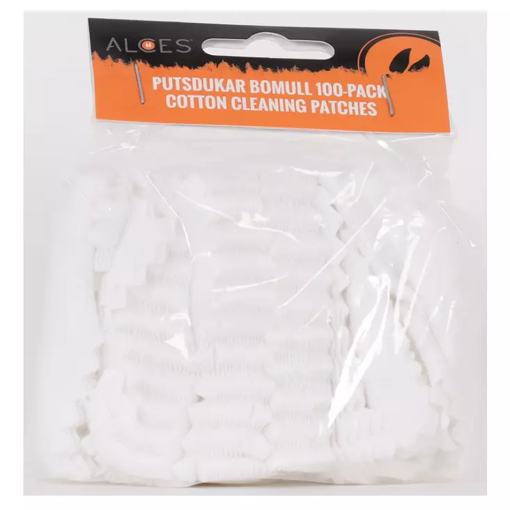 Alces Puhdistusliina 100kpl 75 x 35mm - Aseen puhdistus - 7340143709679 - 1