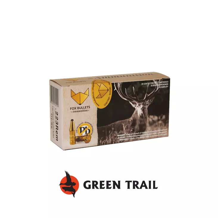 Fox Bullets Classic Hunter .223rem 50gr/3,2g 20kpl Lyijytön metsästyspatruuna - Kiväärit .222-.243 - 3830067345199 - 1