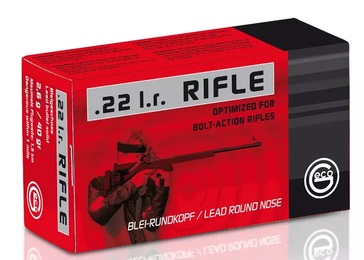 Geco Rifle .22lr 2,6g 500kpl - Pienoiskiväärin kaliiperi 22 LR - 4000294166709 - 1