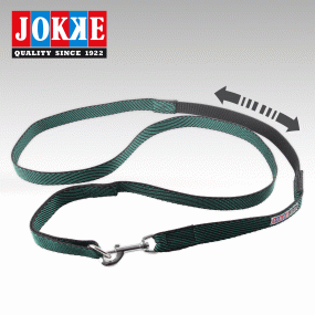 Jokke Expa talutin joustolla 220cm x 25mm, musta - Koiran talutushihnat - 6417114171009 - 1