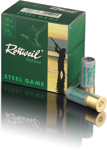 Rottweil Steel Game HV 12/70 32g 25kpl, teräshauli - Haulikon kaliiperi 12/70 - 4000294159879 - 1