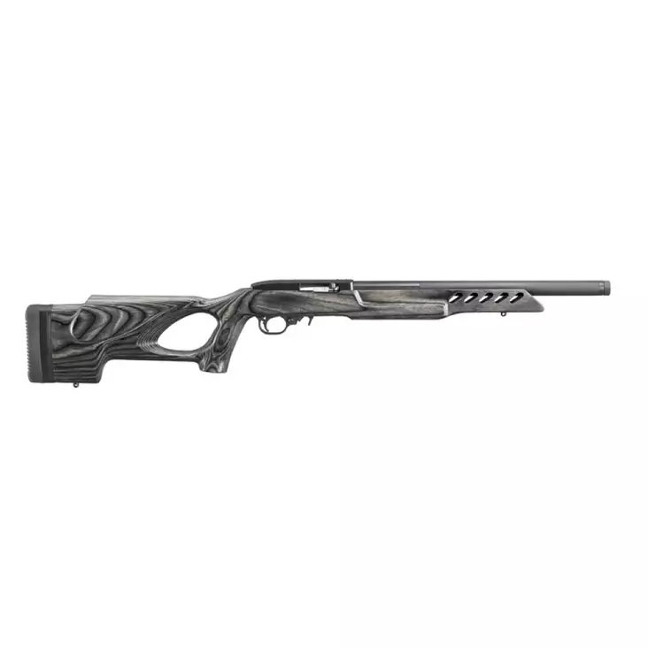 Ruger 10/22 Target Lite .22LR harmaa laminoitu TH-tukki, ½-a, kierre ½"-28 TT3 - Pienoiskiväärit - 736676211869 - 1